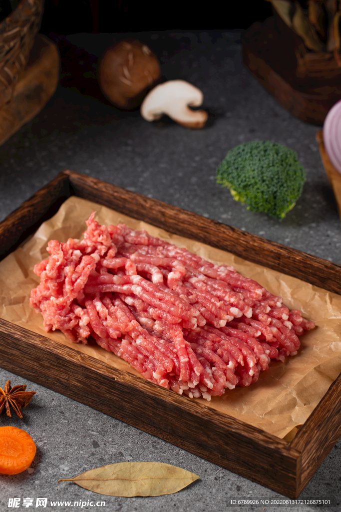 生鲜猪肉肉糜部分分割
