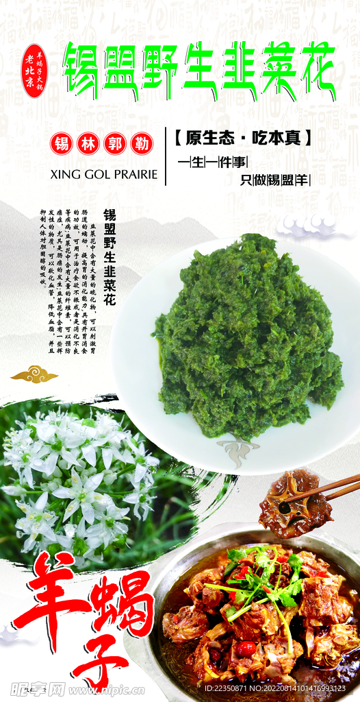 锡盟野生韭菜花