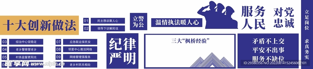 党建警营文化墙