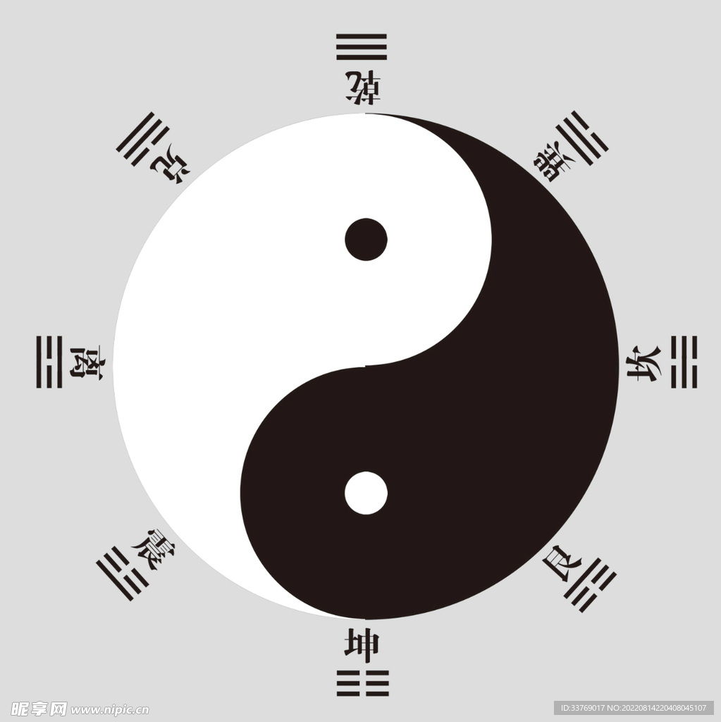 太极八卦图图片