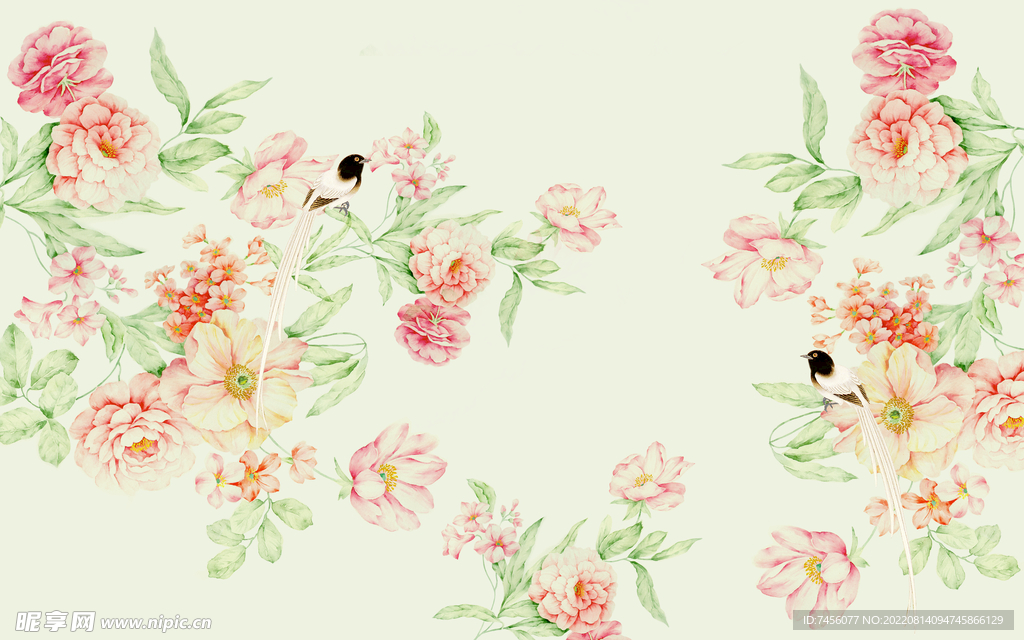 花鸟中式艺术挂画装饰画