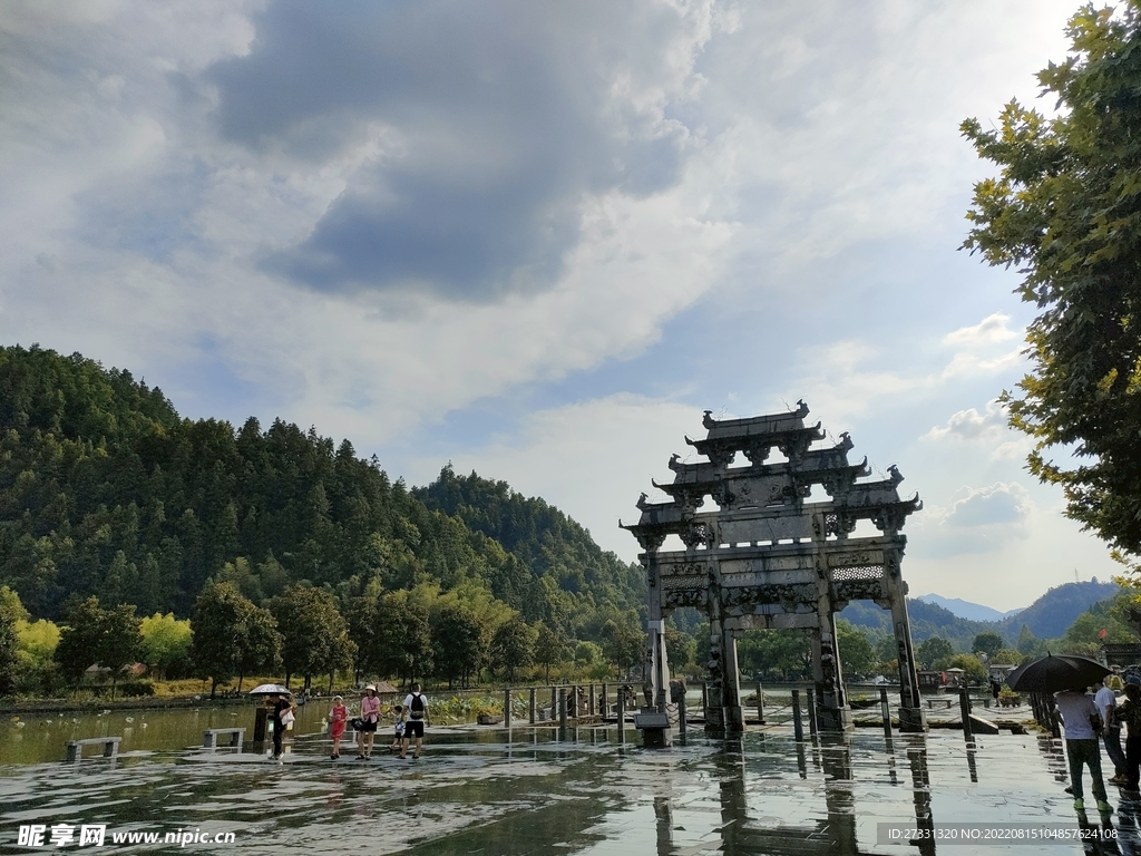 黄山西递风景区大牌坊