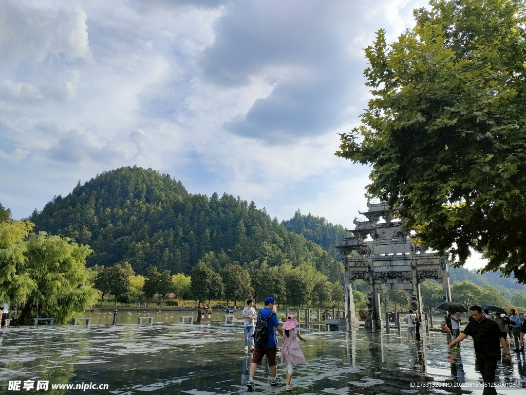 黄山西递风景区大牌坊