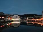 水墨宏村夜景