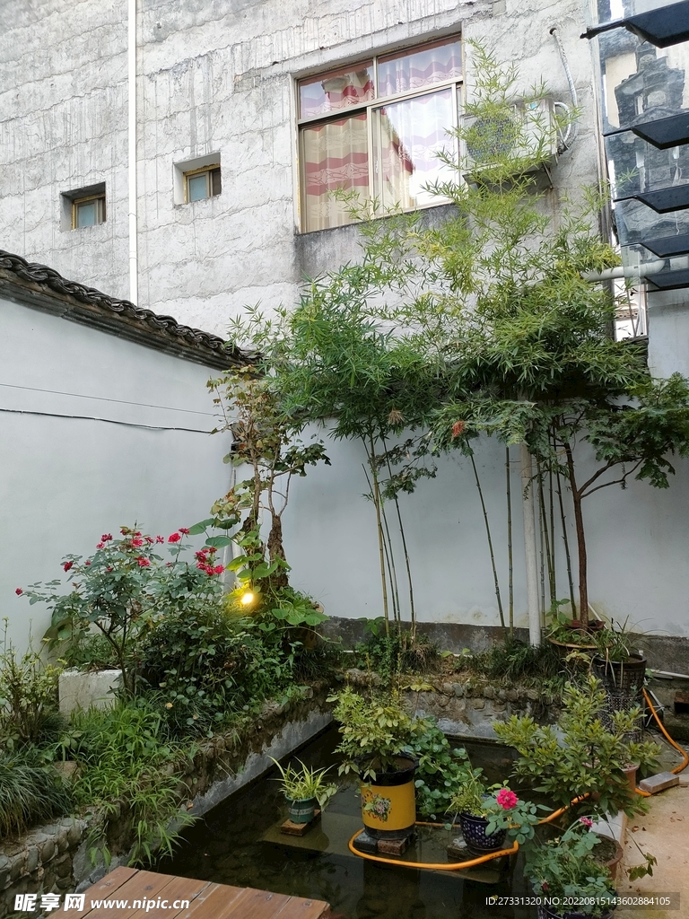 中式庭院小花园