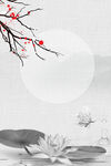 手绘古风插画背景图片