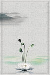 手绘古风插画背景图片