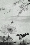 手绘古风插画背景图片