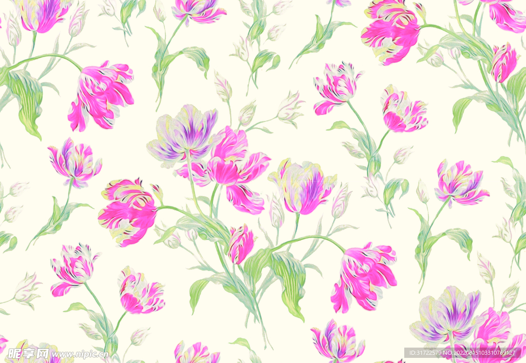 手绘花