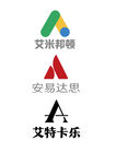 字母A logo