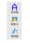 字母A logo