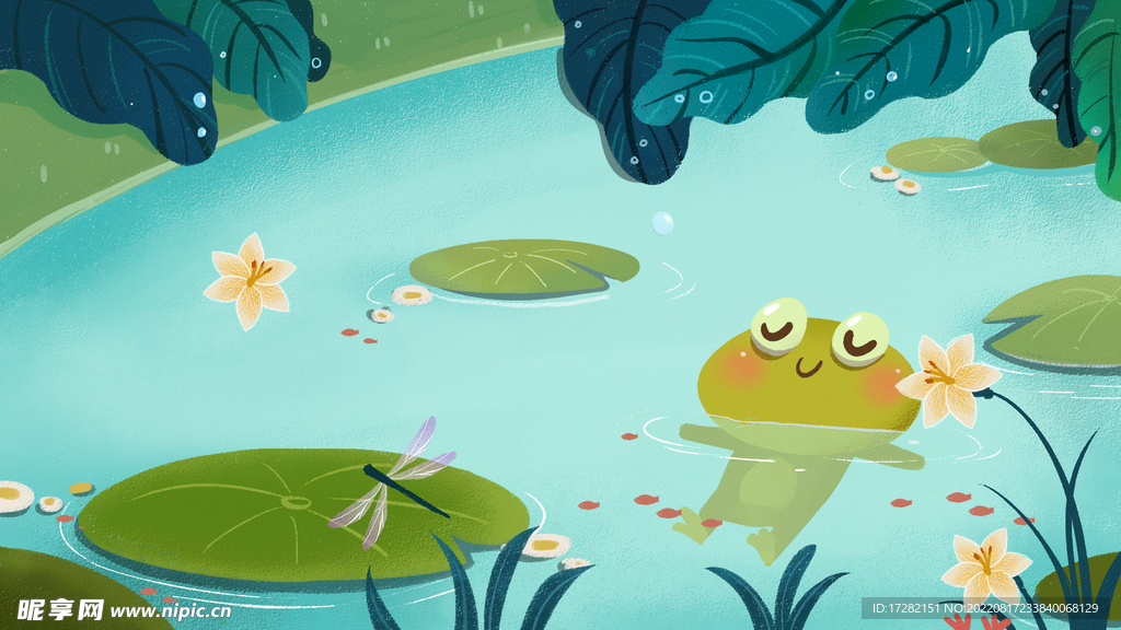 森系插画    手绘  psd
