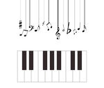 钢琴按键音乐矢量