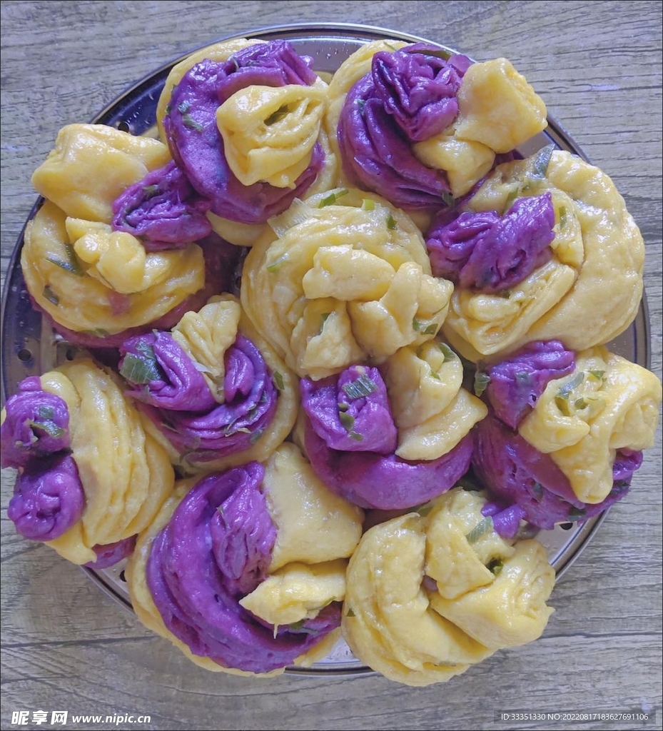 紫薯玉米馒头