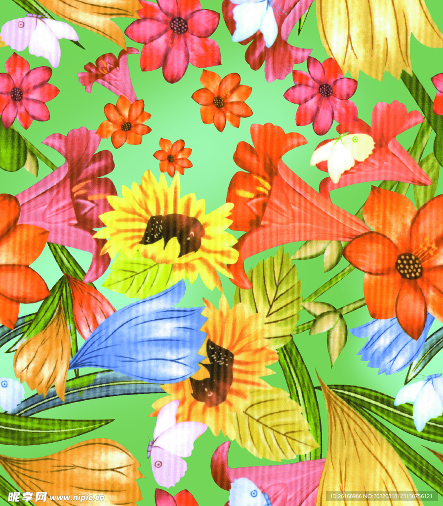 手绘花