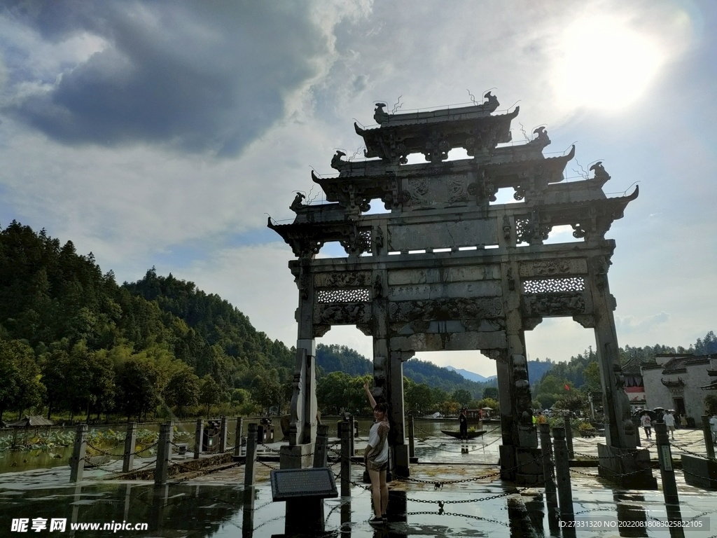 黄山西递风景区大牌坊