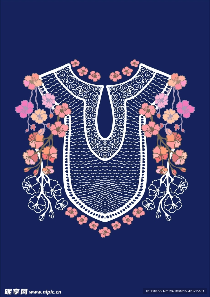 蕾丝花纹 