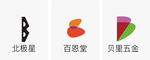 多彩简约字母B 