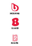 字母LOGO 字母B  企业V