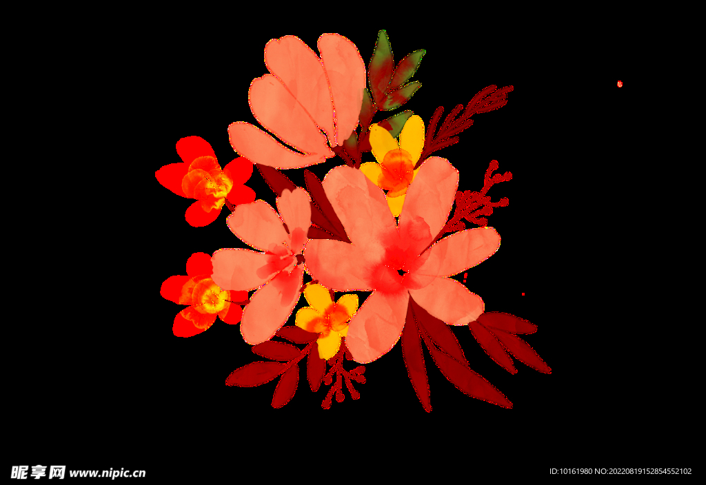 水彩花朵PNG