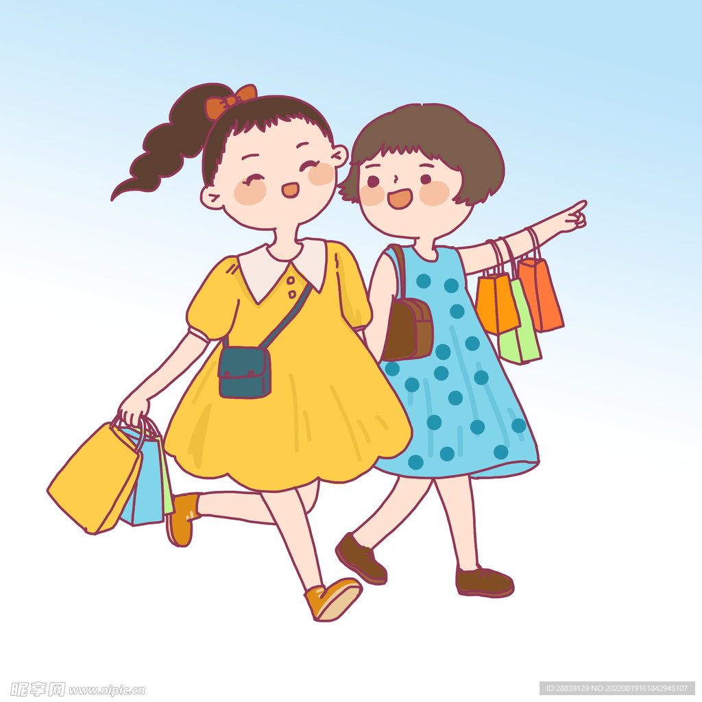  闺蜜逛街 