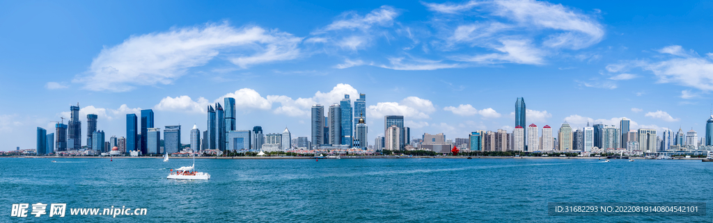 海岸线I海边建筑背景