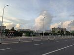 清晨马路风景