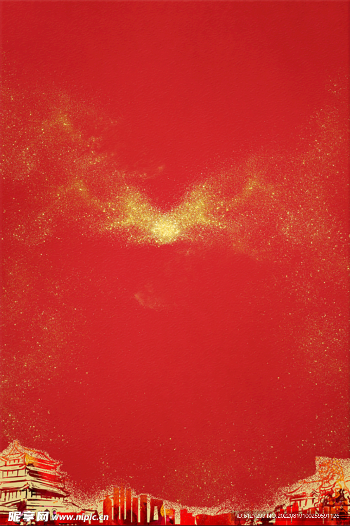红色背景