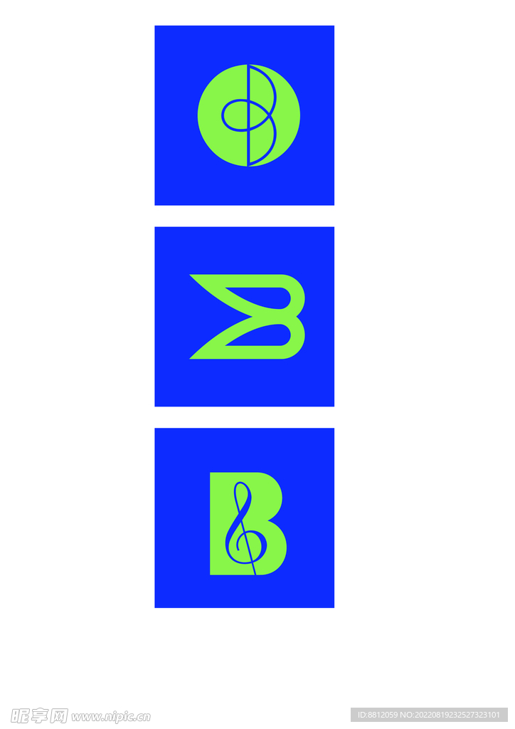 音乐logo字母c