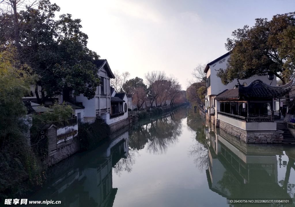 木渎古镇名胜古迹水乡风景