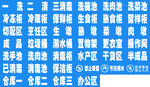 餐厅与厨房标签