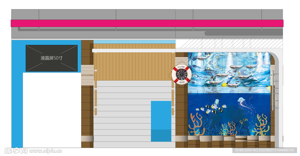 楼道创意海洋