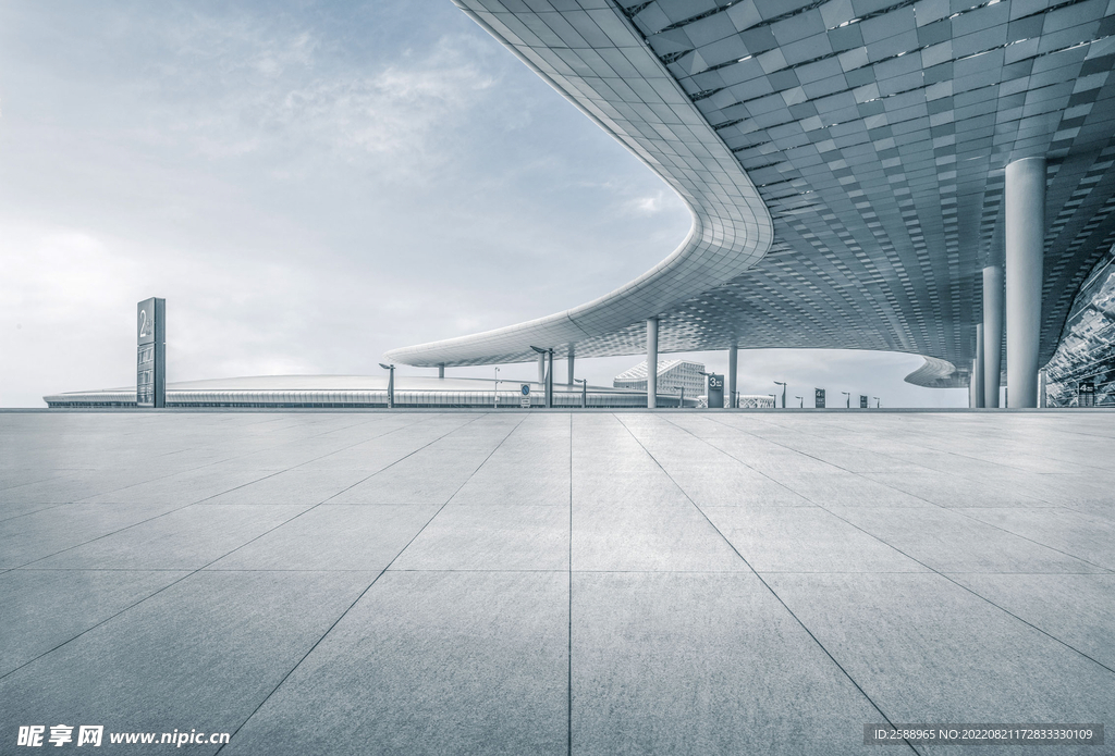 抽象建筑 空间场景