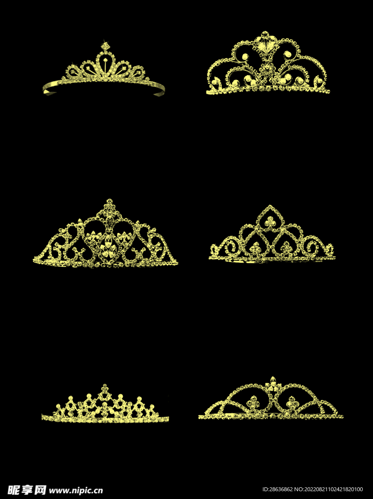金色皇冠透明素材