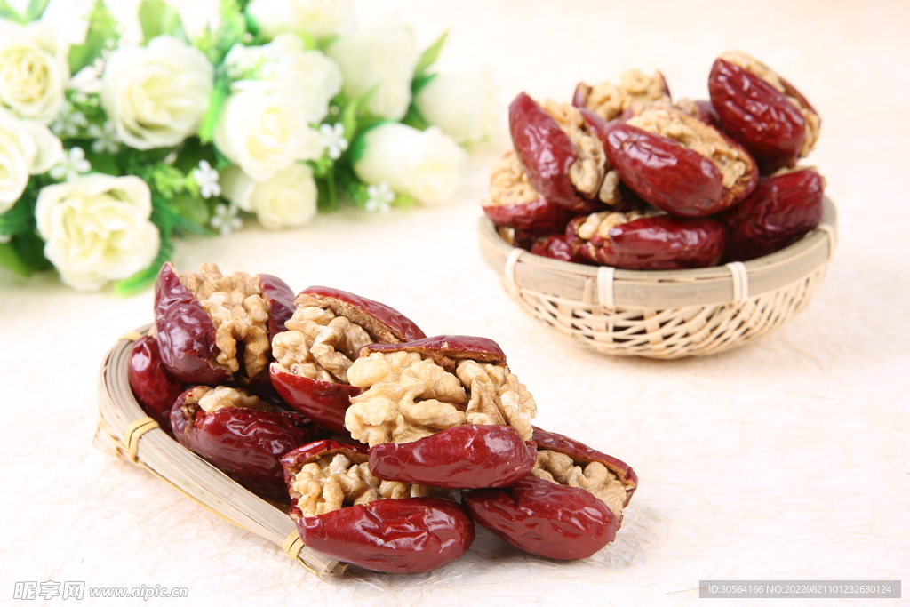 红枣核桃零食小吃
