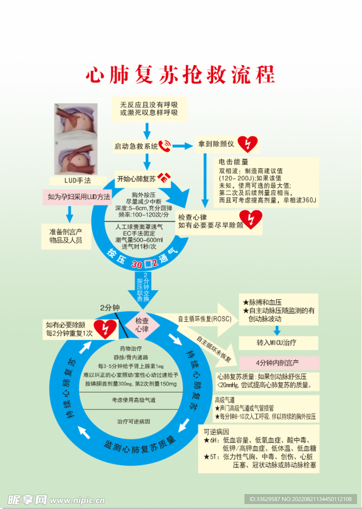 心肺复苏抢救流程