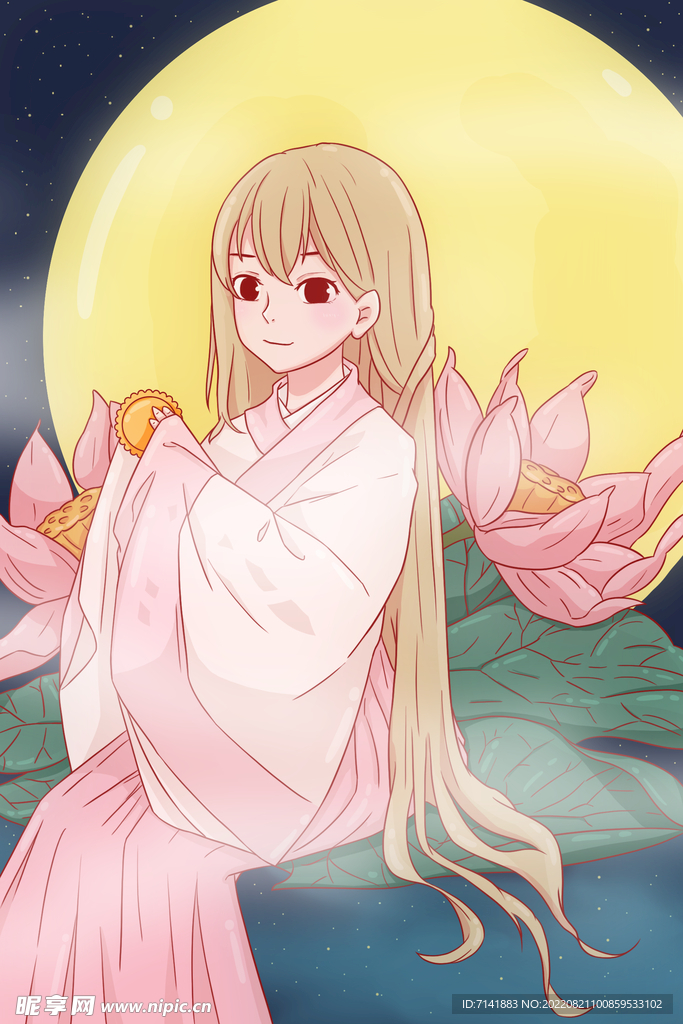 中秋插画