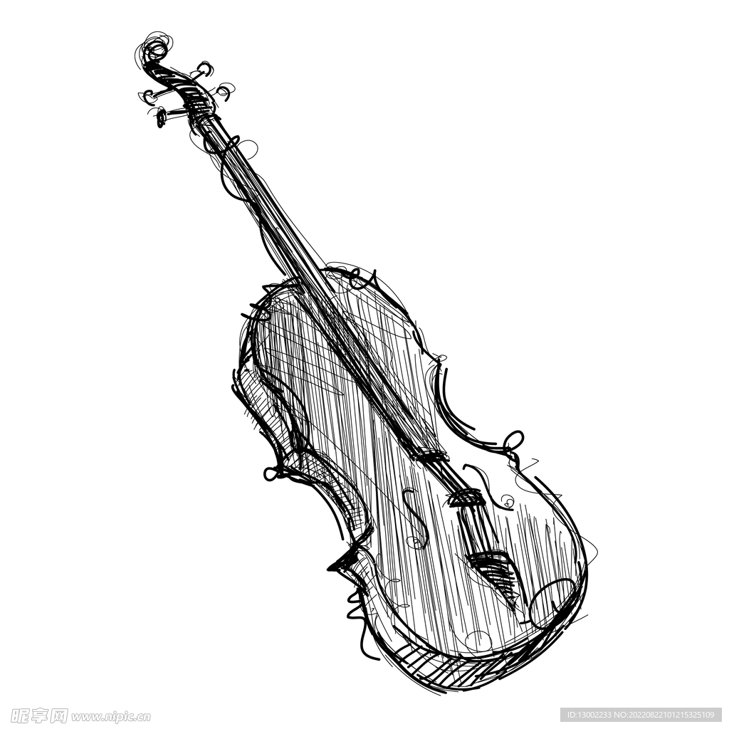 大提琴画法图片