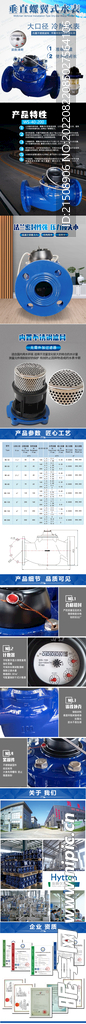 水表 垂直螺翼水表