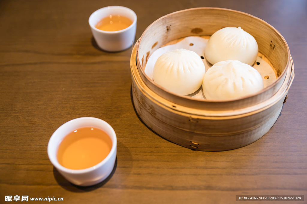 早餐包子美食