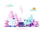 城市地标           