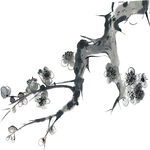 水墨山水画          