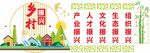 党建乡村振兴中式文化墙