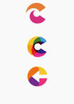 炫彩字母C标志