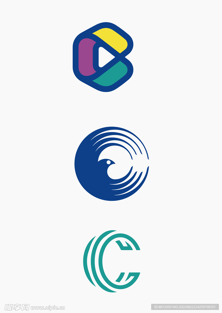 艺术字母C logo