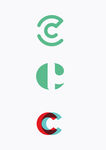 弧形字母c logo