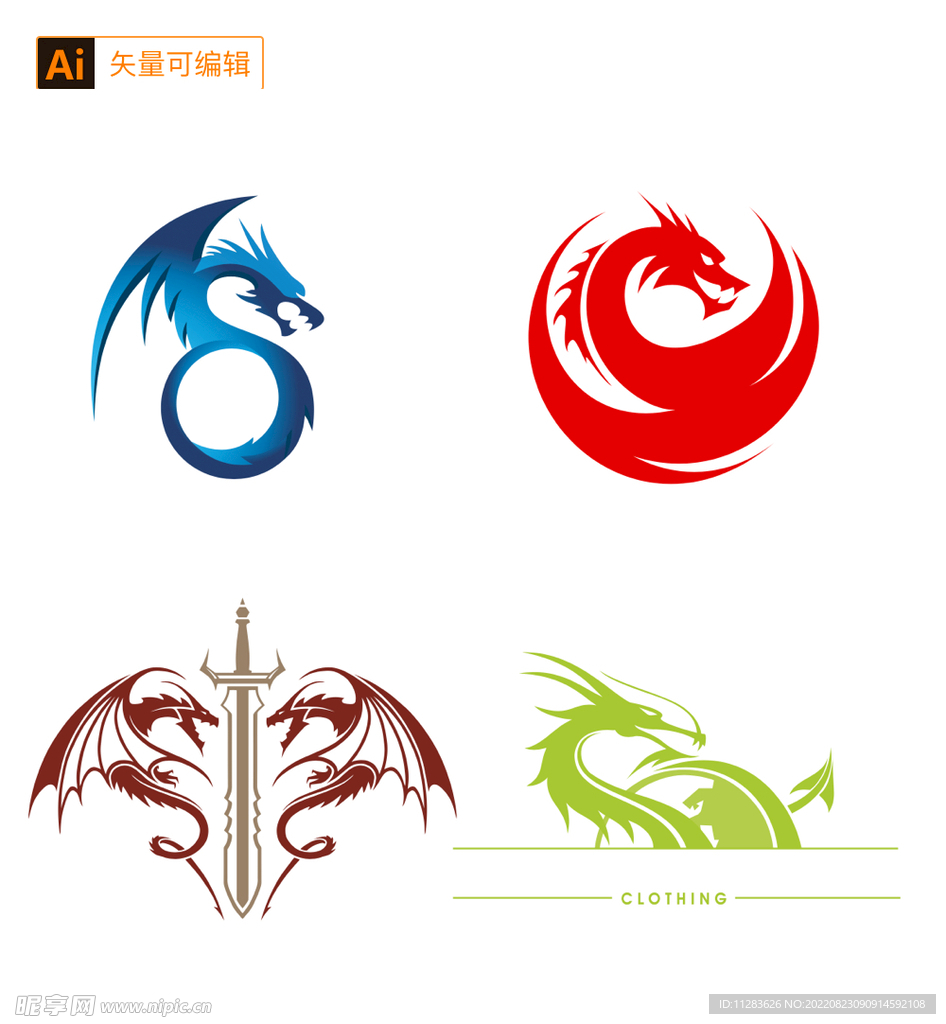 龙图标logo