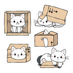 卡通猫咪素材