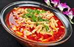金针红汤鸭肠