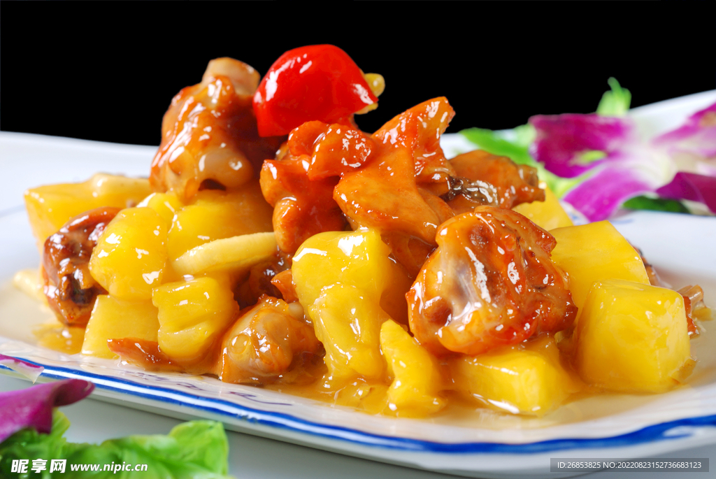 菠萝鸡翅